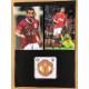 Signed photos of Phil Bardsley and Zeki Fryers the Manchester United footballers.